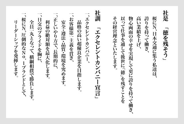 運輸安全マネジメントへの取り組み